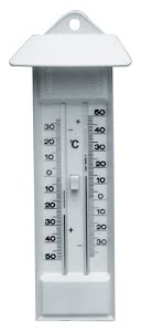 Thermometer meetbereik -50 tot 50 graden Celsius H232xB80xD32mm TFA