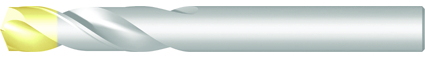 Dormer Wiertło cylindryczne A022 DIN ≈1897 HSS Blanc/TiN 10.10mm