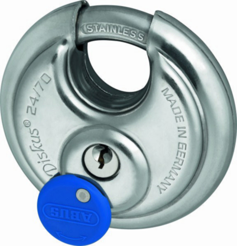 ABUS VISACÍ ZÁMEK DISKUS-NEREZ      70MM