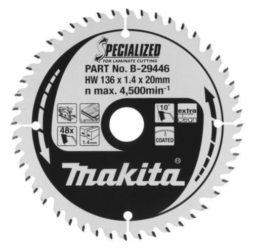 Makita Circular saw blades 165X20X1,45 44T 23G