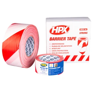 HPX Safety & marking tape Red/White 50mm x 100m B50100