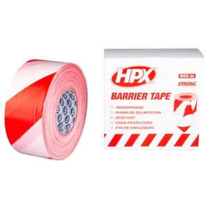 HPX Safety & marking tape Red/White 70mm x 500M B70100