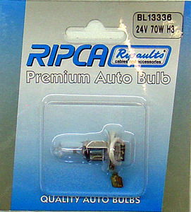 Ripca Lamp 24V 70W, H3, PK22S, 460