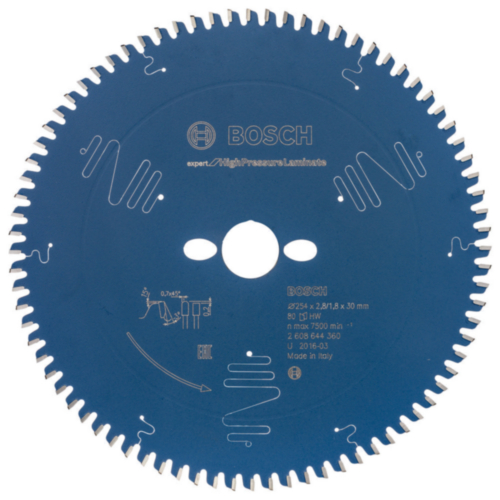 Bosch Circular saw blade 254X30X2.8/1.8X80T