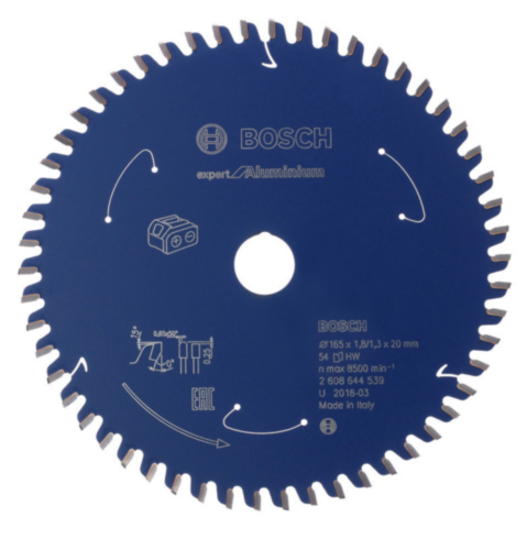 Bosch Expert for Aluminium circular saw blade for cordless saws 250x2,4/1,8x30 T78