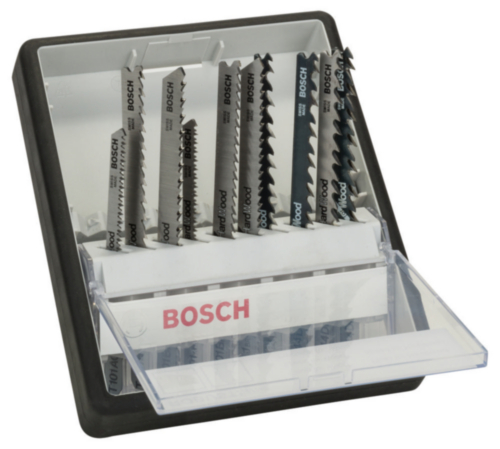 Bosch Jeu de lame de scie sauteuse 10PC Wood Expert