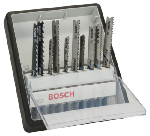 Bosch Set di lame per seghetti alternativi Legno+Metallo 10 pezzi