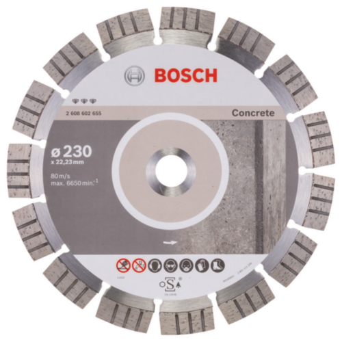 Diamantový řezný kotouč Bosch 230 x 22,23 x 2,4 x 15 mm