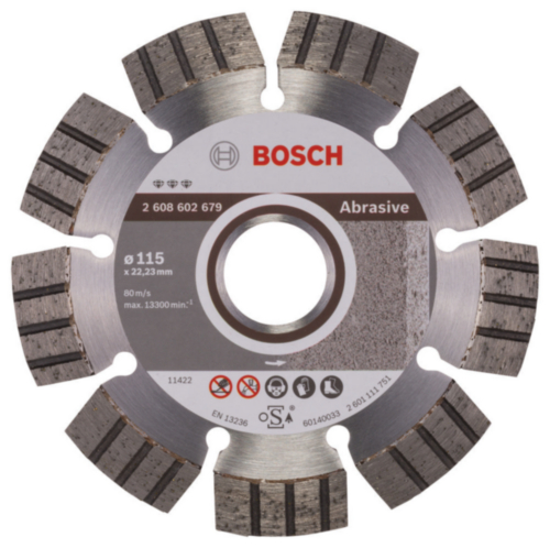 Bosch Diamond cutting disc 115 x 22,23 x 2,2 x 12mm