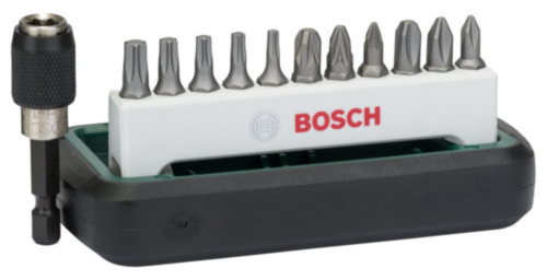 Bosch Phillips/Pozidriv Bit Set in Plastic Case 12-Piece