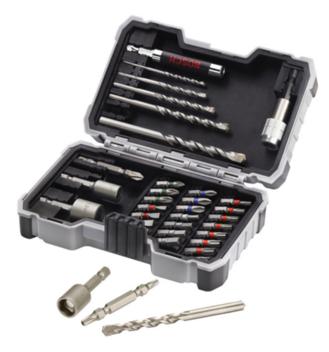 Bosch Set de burghie și șuruburi extra tare 35DLG Pentru metal