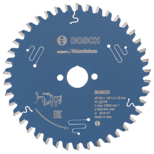 Bosch Circular saw blade 140X20X1.8/1.3X42 T