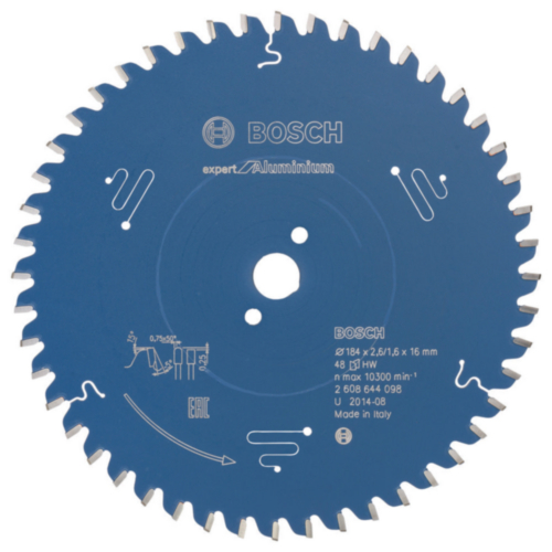 Bosch Circular saw blade Expert for Aluminium 184 x 16 x 2.6/1.6 x 48 T