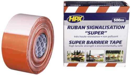HPX Barrier tape Red/White 80MMX500M