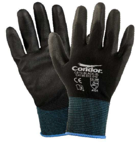 Condor Beschermende handschoenen Nylon CLEAN T CB10-BLCK-XL