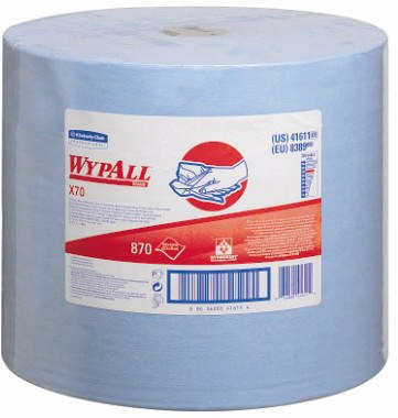 WP CLOTH X70             LARGE ROLL BLUE