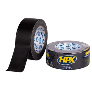 HPX Plakband 6200 Zwart 48mm x 25m CB5025