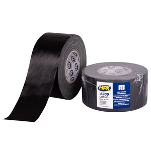 HPX Duct tape 6200 Black 75mm x 50m CB7550