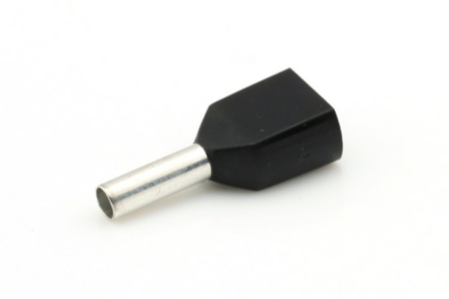 Conector terminal Ripca 2 pines 2x1,5mm² negro 1000 unidades