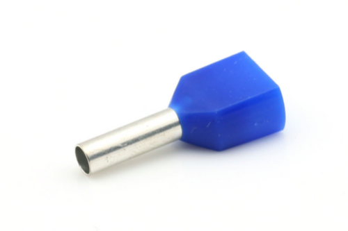 Conector de terminal Ripca 2x2,5 mm² azul 1000 peças