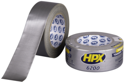 HPX 6200 Duct tape Zilver 48MMX25M CS5025