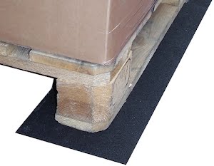 Anti-slip mat L20 cm W10 cm T8 mm granulated 10 cut-outs PROMAT