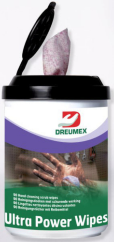 Dreumex Hand cleaner towels ULTRA POWER WIPES
