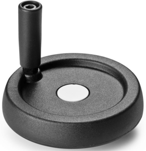 Handwheel, solid with revolving handle Glass-fibre reinforced plastic