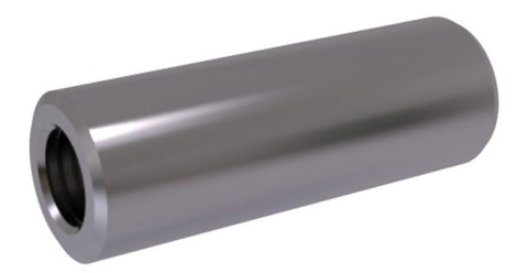 Parallel pin (dowel pin) with internal thread, hardened, ground DIN 7979 D Steel 60±2HRC Plain 10X70MM