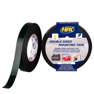 HPX Double coated foam tape Black 19mm x 10m DM1910