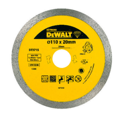 DeWalt Diamond cutting disc 110x20mm (DWC410)