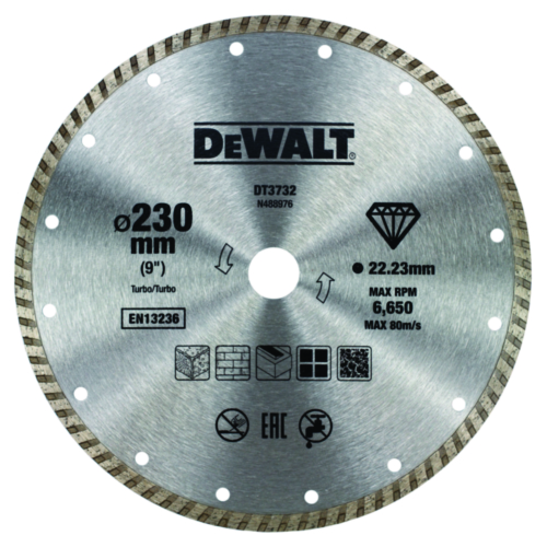 DeWalt Diamond cutting disc 230mm/22.2mm