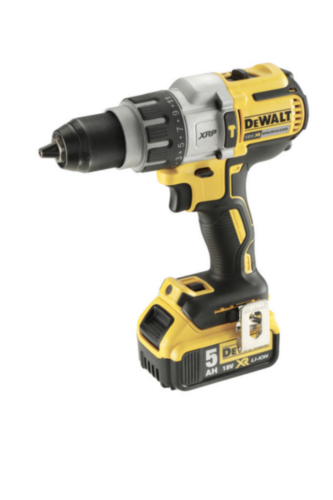 DeWalt Cordless Combi drill 18VXR 2x5.0Ah