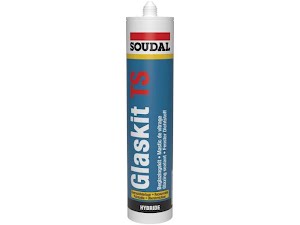 Soudal Glazing compound Black Black 290 ml