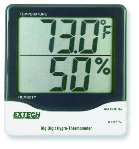 EXTE HYGROMETER            -10? TO 60? C