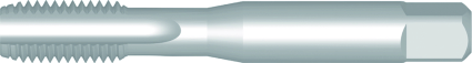 Dormer Hand tap center cutter E500 ISO 529 N/A HSS Blanc M22x2.50mm NO2