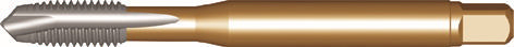 Dormer Strojní závitník EP30 DIN 2184-1 N/A HSSE Brass 1/4Inx28
