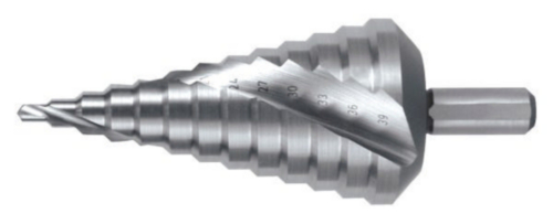 Ruko Step drill Spiral Fluted with Split point HSS 5-13 4,0-39,0MM