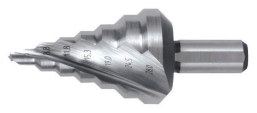 Ruko Step drill Spiral Fluted with Split point 7-7 5,0-28,0MM