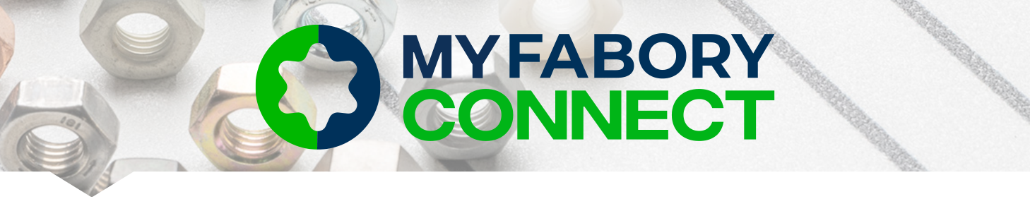 MyFabory Connect header