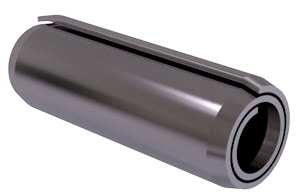 Pružný rovný kolík (spirální kolík) vinutý, standardní zatížení A2 ISO 8750 Stainless spring steel