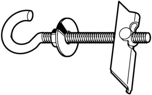 Fischer Sistem de fixare cu cârlig basculant Oțel Zincat
