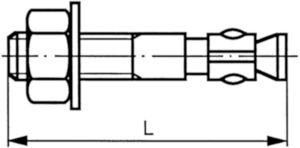 FISCHER Snelbouwanker type FBN II Roestvaststaal (RVS) A4