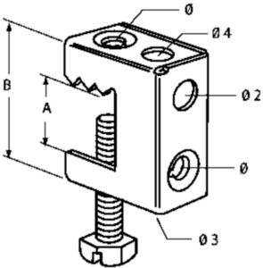 FASTCLIP Pince type MC Acier à ressort Deltatone