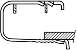 Clip GF 3030 Aço mola Sheraplex