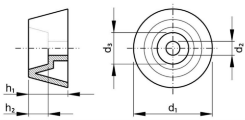 Ochranná zarážka Plast Polyvinylchlorid