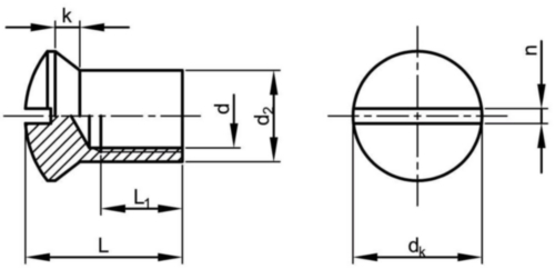 Écrou douille Acier inoxydable (Inox) A4