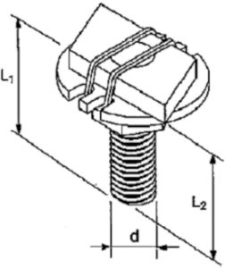 Fischer Kalapács fejű csavar, clix Acél Horganyzott 8X40MM