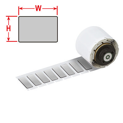 Brady Printlabels B-7593 Silver M71EP-1-7593-SL 250 pieces