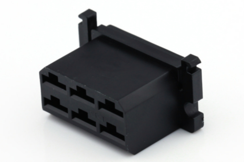 Ripca Conector múltiplo preto macho 6 pinos 10 Peças